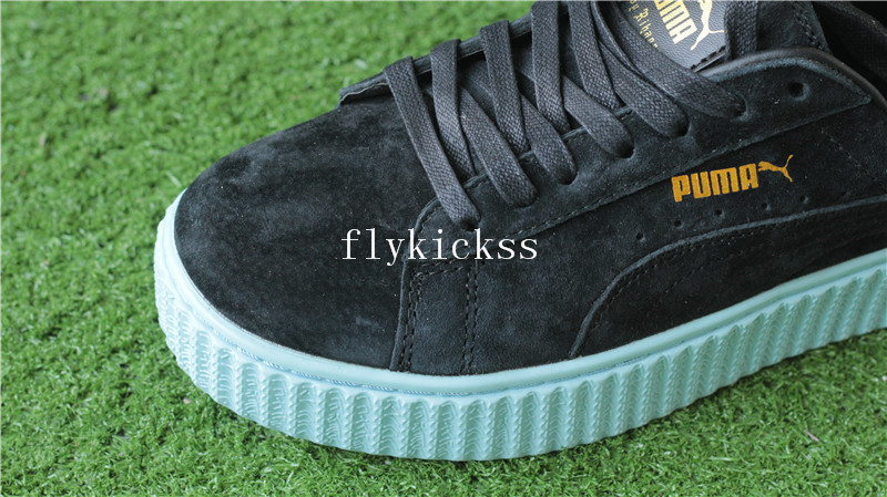 Puma Fenty Rihanna Creeper Low Black Light Blue Gum